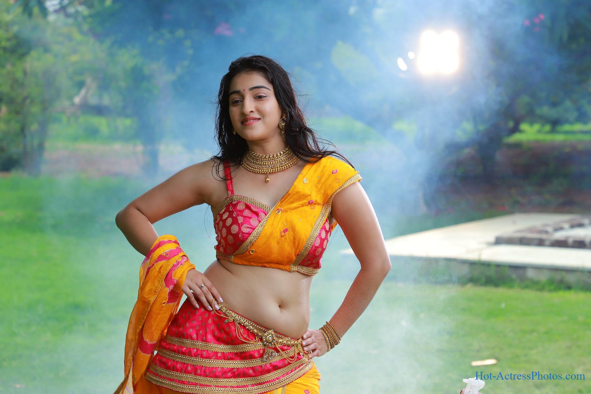 Mouryaani Hot Navel Photos From Upcoming Telugu Movie Sundarangudu